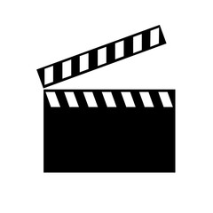 movie clapper board icon
