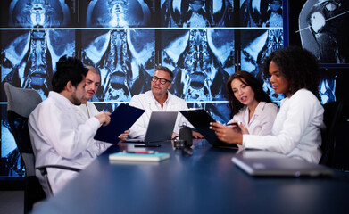 Doctors Screening X Ray Images