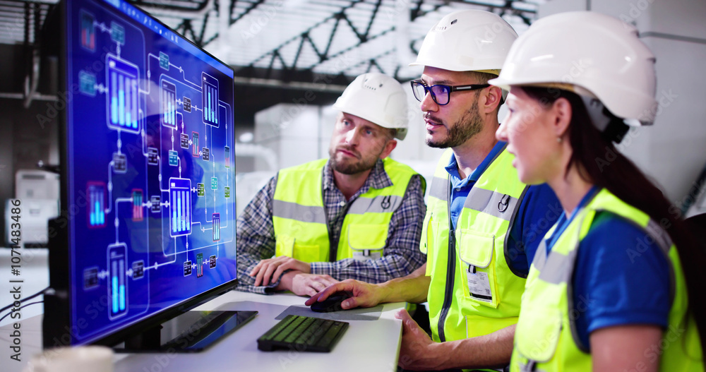 Poster Engineer Operators Using Scada System