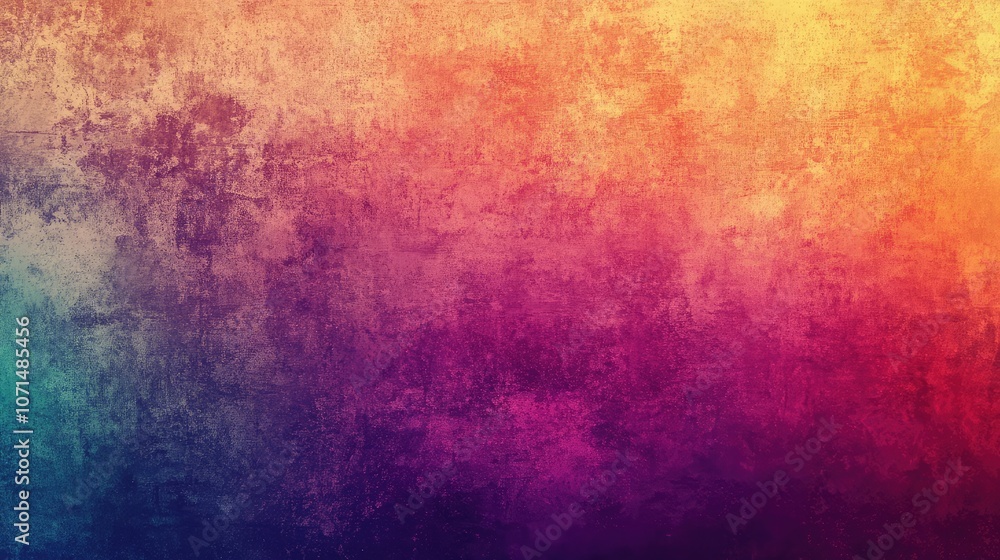 Poster abstract background with a textured surface and a vibrant gradient of colors.