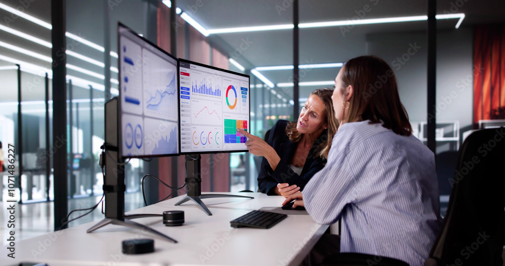 Aufkleber Data Analyst Using Data Analytics KPI