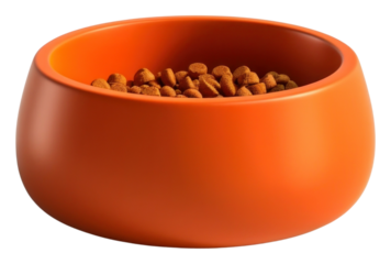 PNG Dry pet food in a pet bowl dog container produce.