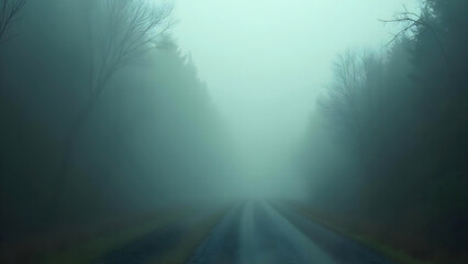 Fototapeta premium fog in the forest