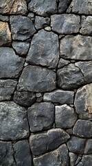 Fototapeta premium Textured Stone Wall Pattern