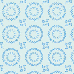 
seamless vector pattern of flowers in various colors and shapes multi color floral seamless repeat pattern
