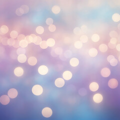 Fototapeta premium A dreamy and magical background with soft, blurred lights in shades of pink, purple, and blue.