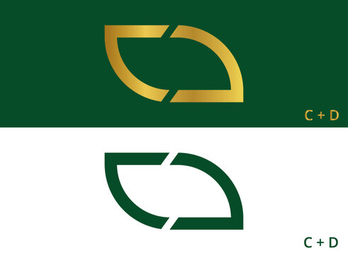 C + D word Luxury & Modern logo design for any type of usage