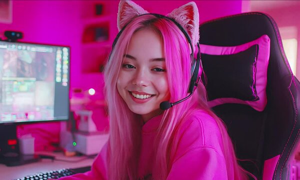 Cute streamer girl 