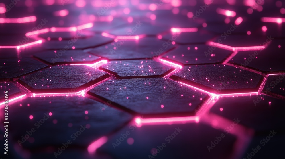 Aufkleber abstract digital background with glowing circuit board, perfect for tech and business concepts. gene