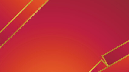 Modern abstract red gold backgrounds with luxury design vector eps 10