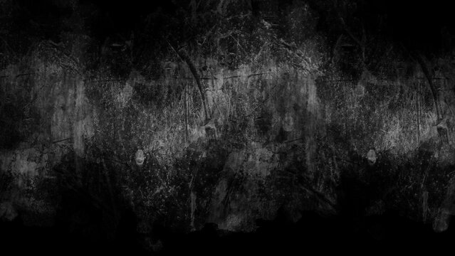 Grunge texture with dark gray and black tones.
