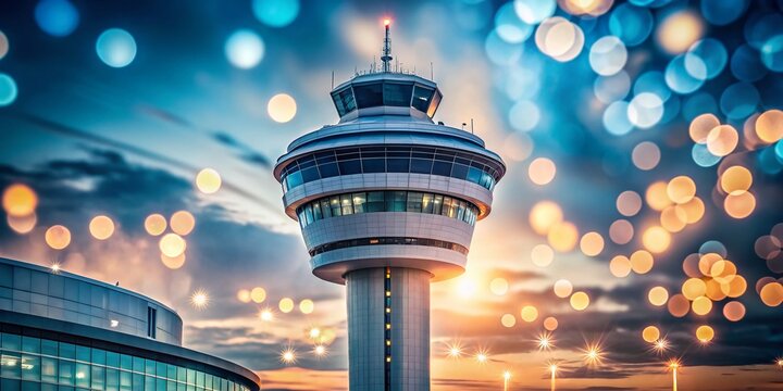 Toronto Pearson Airport Control Tower Minimalist Photography June 2023