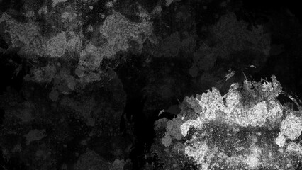 Black and white grunge texture with abstract patterns.