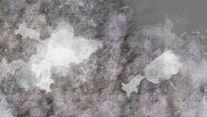 Gray background with white watercolor stains.