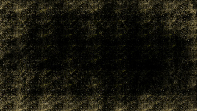 Black background with light brown scratches and specks.