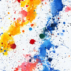 Fototapeta premium Abstract Background - Colorful Paint Splatter Illustration