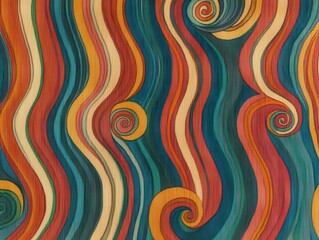 Fototapeta premium Colorful Abstract Swirls
