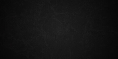 Obraz premium Wall grunge backdrop rough background dark black and stone. Distressed rough black grunge cracked wall slate texture. Chalk board and Black board grunge backdrop background. 