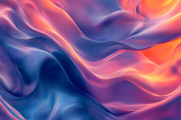 Obraz premium Abstract Background - Flowing Waves of Color