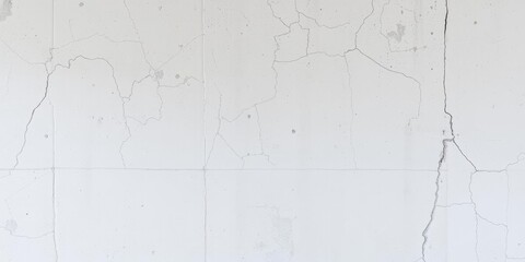 Fototapeta premium White concrete wall texture background with rough surface and industrial look, white, minimalistic