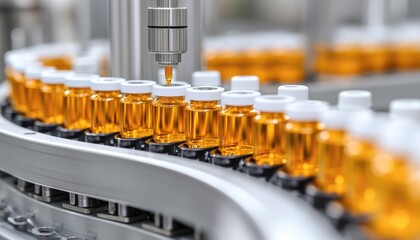 Automated Pharmaceutical Lab Efficient Drug Production with Digital Monitoring and Sterile Environment