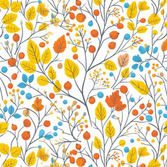 Autumn background. The background of yellow, green, red leaves symbolizes autumn
