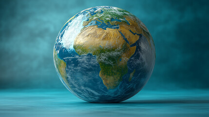 Fototapeta premium earth on a dark background 