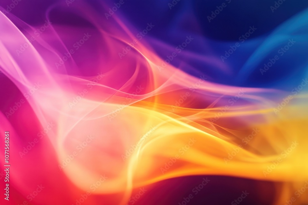 Poster neon gradient soft colors in abstract background