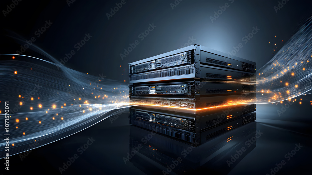 Aufkleber Enhance data management efficiency with advanced server technology