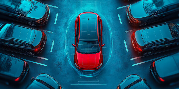 Autonomous Smart Car Parking Assist System with Top View for Secure Self-Parking and Road Scanning