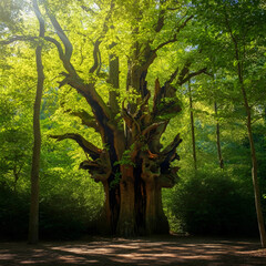 Trees and humans have some similarities: they come first, grow first, and sometimes live longer than those who come later.