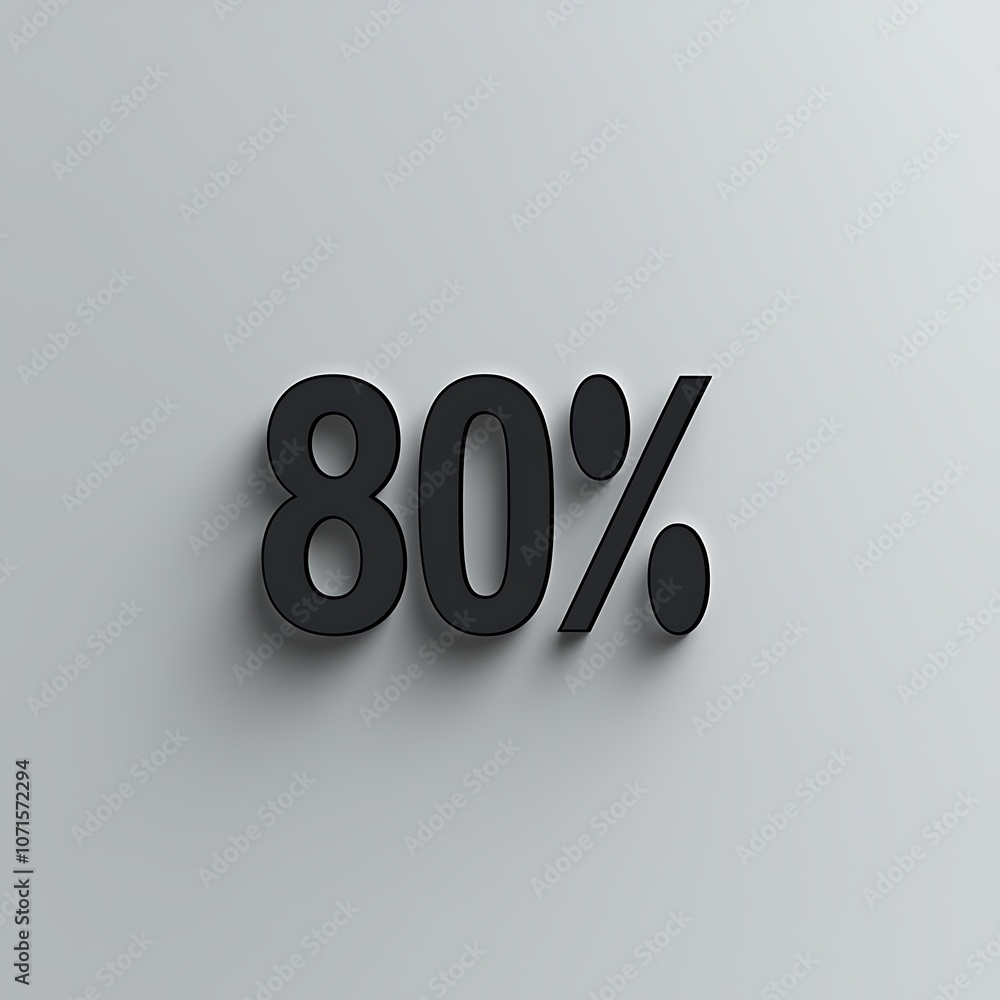 Poster a modern graphic representation showing the number 