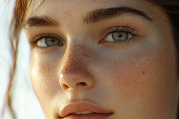 Fototapeta premium beautiful face woman