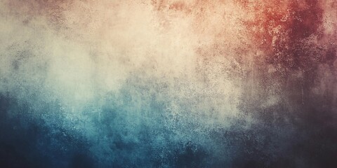 Fototapeta premium Warm Red and Blue Gradient Grunge Textured Background