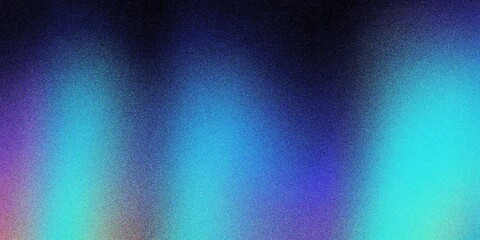 Fototapeta premium Colorful blue and purple gradient background, grainy noise texture gradient
