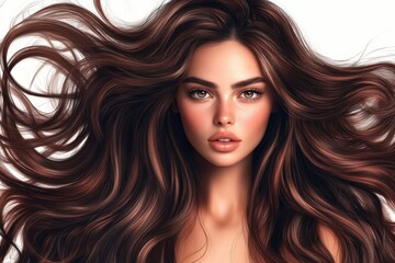 thick wavy hair