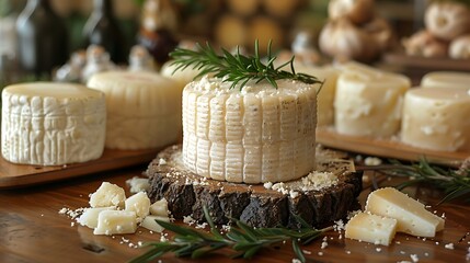 Lazios pecorino Romano hard salty cheese made from sheeps milk ideal for grating over pasta and salads