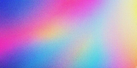 Fototapeta premium Colorful blue and purple gradient background, grainy noise texture gradient