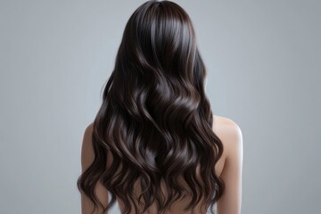 Naklejka premium thick wavy hair