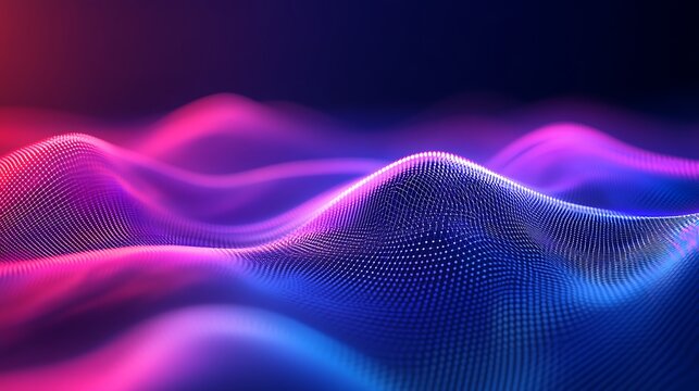 Minimalist wireframe with layered intersecting lines and gentle gradient shading, forming a contemporary look