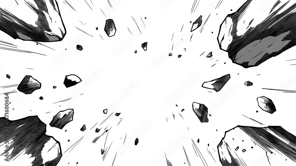 Poster explore dynamic motion effects in abstract art to enhance your creative projects