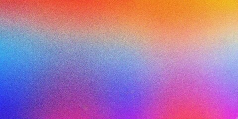 Fototapeta premium Colorful blue and purple gradient background, grainy noise texture gradient