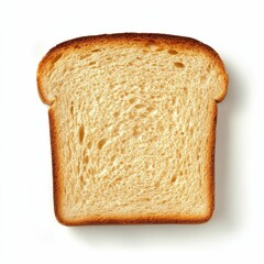 A single slice of toasted bread.