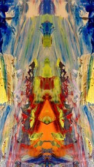 Abstract art background . Hand painting artwork on canvas. 