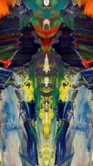 Abstract art background . Hand painting artwork on canvas. 