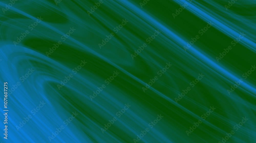Poster dynamic abstract background with flowing waves in shades of blue and green, capturing the essence of