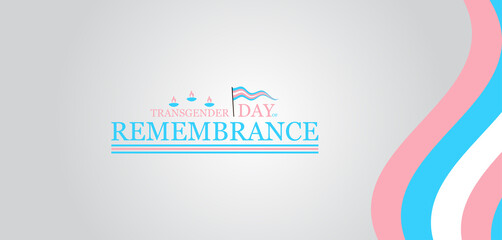 Obraz premium A Day of Remembrance and Resilience for the Transgender Community