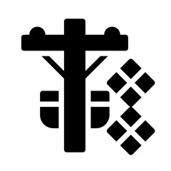 Obraz premium Icon Design Creative With Style Glyph