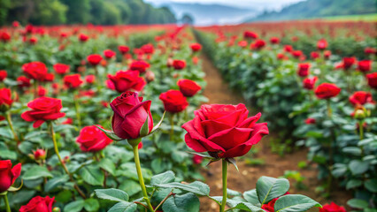 Obraz premium field of poppies. flower, field, poppy, red, nature, spring, summer, flowers, plant, meadow, tulip, garden, poppies, beauty, blossom, bloom, grass, tulips, color, flora, beautiful, sky, rural, floral,