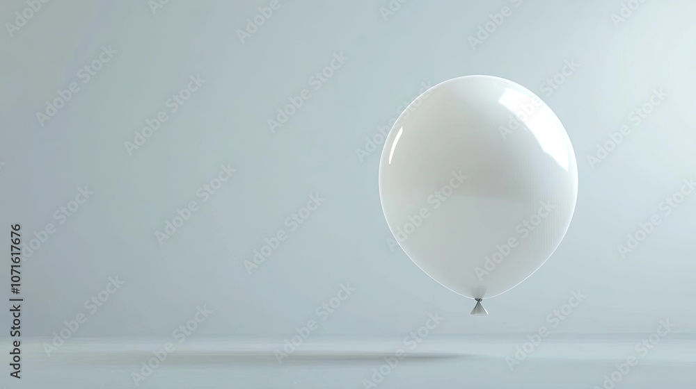 Poster white speech bubble balloon on a clean background, perfect for adding custom text or messages. this 